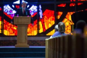 Logsdon Chapel and preacher